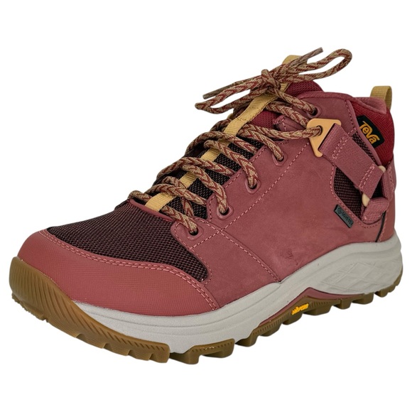 Teva Grandview GTX Wine Leather Womens Sneakers Size 7.5M - Picture 2 of 14